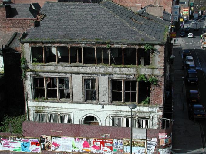 Sorry state: The rotting building which once housed a watch-making workshop